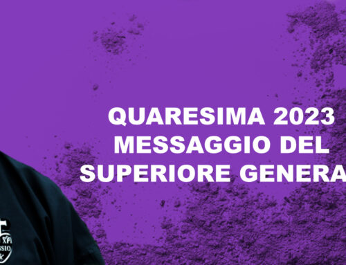 QUARESIMA 2023 MESSAGGIO DEL SUPERIORE GENERALE