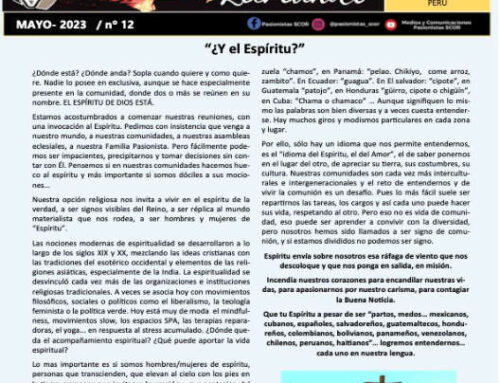 PASIONISTAS SCOR «RECREANDO» N°12  Mayo 2023