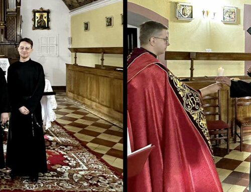 Michał Trzaskoma y Marek Mościcki iniciaron el noviciado (ASSUM)