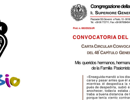 CARTA CIRCULAR CONVOCATORIA DEL 48º CAPÍTULO GENERAL
